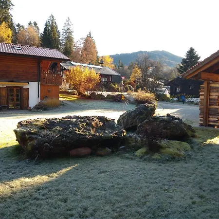 Hüttenzauber Ferienwohnung mitten im Nationalpark Lindberg Exterior foto