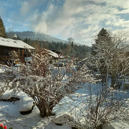 Hüttenzauber Ferienwohnung mitten im Nationalpark Lindberg Exterior foto